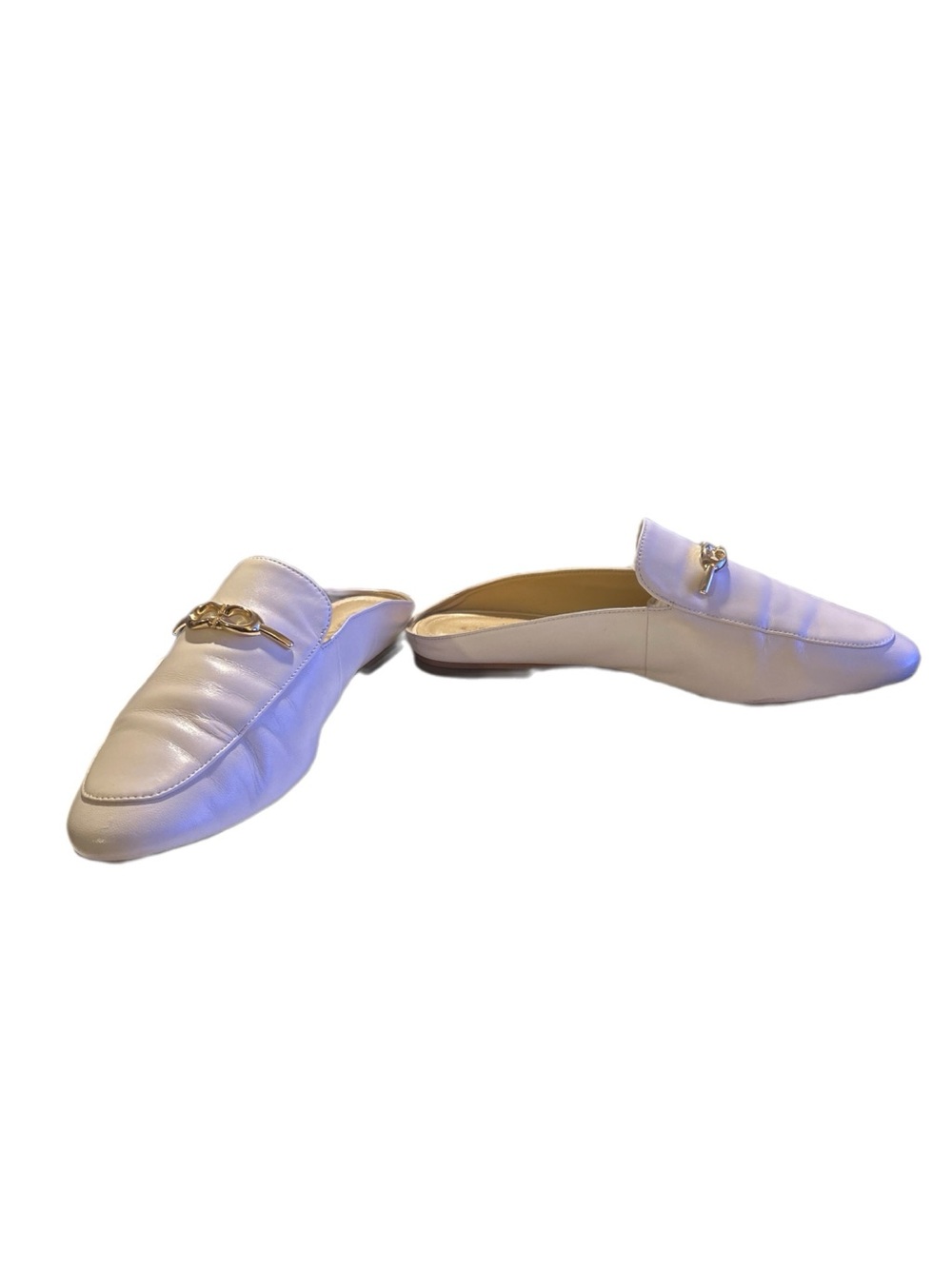 Coach Sienna Leather Slides Classic Mules Size 8.5 Slip On Comfy Flats